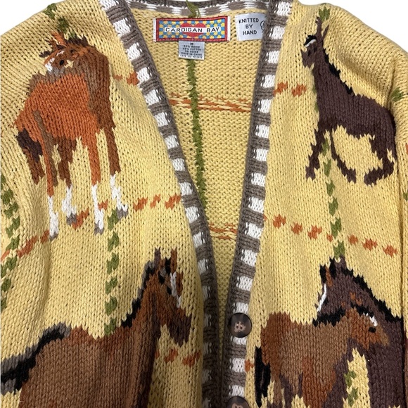 Equestrian Patterned Cardigan - Picture 2 of 5